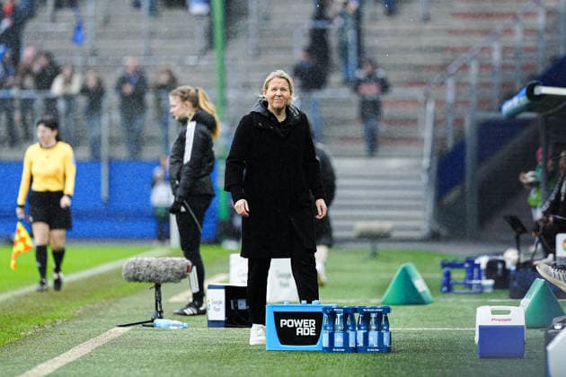 Friederike Kromp SV Werder Bremen, Coach GER, Hamburger SV vs SV Werder Bremen, Women, Football, 1 Bundesliga, Matchday 19, Season 2025 2026, 21 02 2026 GER, Hamburger SV vs SV Werder Bremen, Women, Football, 1 Bundesliga, Matchday 19, Season 2025 2026, 21 02 2026 Hamburg Copyright: xEibner-Pressefoto MarcelxvonxFehrnx EP_MFN
