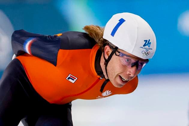 Jorrit Bergsma of the Netherlands Men s Mass Start Semifinals, Milano Cortina 2026 Winter Olympics: Day 15, Speed skating, Eisschnelllauf - Milano Cortina 2026 Winter Olympics: Day 15, Milano Speed Skating Stadium, February 21, 2026, Milan, Italy.