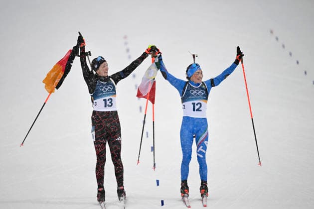 ANTERSELVA, ITALY 20260221 Dorothea Wierer. Italy, bids farewell to the team as she ends her career after the women s 12.5 km mass start in biathlon in Anterselva during the Winter Olympics in Milan Cortina, Italy. *** The image is included in the SPORTS PACKAGE. For others PAID IMAGE *** ANTERSELVA ITALY x10050x *** ANTERSELVA, ITALY 20260221 Dorothea Wierer Italy, bids farewell to the team as she ends her career after the women s 12 5 km mass start in biathlon in Anterselva during the Winter Olympics in Milan Cortina, Italy The image is included in the SPORTS PACKAGE For others PAID IMAGE ANTERSELVA ITALY x10050x  Copyright: xPontusxLundahl TTx 2026 OLYMPICS BIATHING WOMEN S MASS START 12.5KM