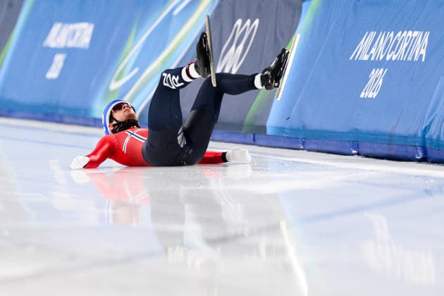 260221 Didrik Eng Strand of Norway competes in the men s Speed skating, Eisschnelllauf mass start semifinal during day 15 of the 2026 Winter Olympics on February 21, 2026 in Milan. Photo: Emma Wallskog BILDBYRAN kod EW EW0646 skridskor speed skating Olympic Games, Olympische Spiele, Olympia, OS olympics winter olympics os ol olympiska spel vinter-os olympiske leker milano cortina 2026 milan cortina 2026 milano cortina 2026 olympic games milano cortina 2026 winter olympic games milano cortina-os milano cortina-ol vinter-ol 15 bbeng masstart mass start norge norway *** 260221 Didrik Eng Strand of Norway competes in the men s speed skating mass start semifinal during day 15 of the 2026 Winter Olympics on February 21, 2026 in Milan Photo Emma Wallskog BILDBYRAN code EW EW0646 skates speed skating olympic games olympics winter olympics os ol olympic games winter os olympic games milano cortina 2026 milan cortina 2026 milano cortina 2026 olympic games milano cortina 2026 winter olympic games milano cortina os milano cortina ol winter ol 15 bbeng masstart mass start norway  Copyright: EMMAxWALLSKOG BB260221EW020