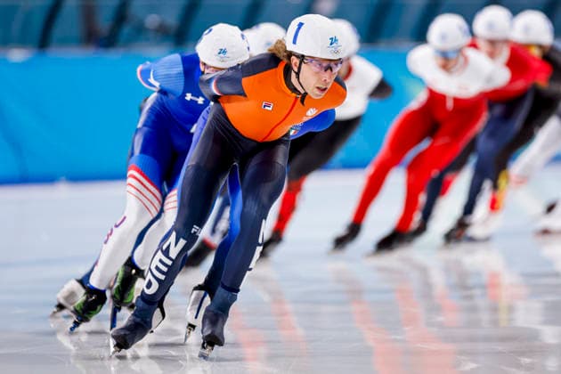 Milano Cortina 2026 Winter Olympics, Speed skating, Eisschnelllauf Italy Jorrit Bergsma of the Netherlands competing in the Speed Skating Men s Mass Start Semifinals on Day 15 of the Milano Cortina 2026 Winter Olympics at the Milano Speed Skating Stadium in Milan, Italy, February 21, 2026. Milan Italy  Copyright: xMatrixxImagesx xHenkxJanxDijksx