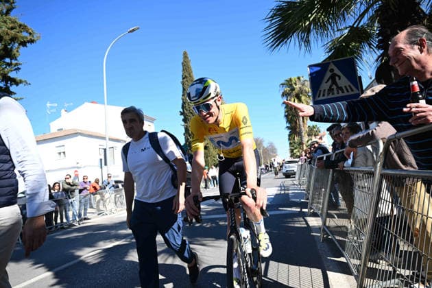 21-02-2026 Vuelta Andalucia; Tappa 04 Montoro - Pozoblanco; 2026, Movistar; Romeo Abad, Ivan; Pozoblanco; 