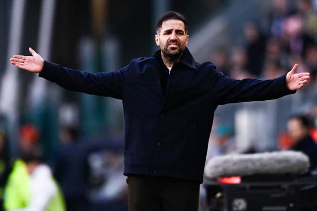 2026-02-21 Juventus FC v Como 1907 - Serie A TURIN, ITALY - FEBRUARY 21: Head coach Cesc Fabregas of Como 1907 during the Serie A match between Juventus FC and Como 1907 at Allianz Stadium on February 21, 2026 in Turin, Italy. (Photo by Alberto Gandolfo BSR Agency) Turin Italy Content not available for redistribution in The Netherlands directly or indirectly through any third parties. Copyright: xBSRxAgencyx