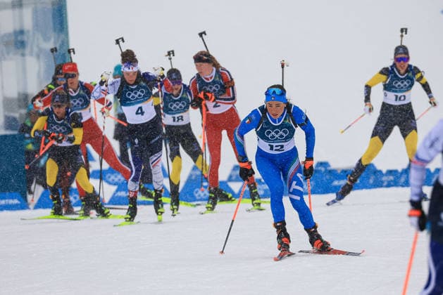 GIOCHI OLIMPICI - Olimpiadi Invernali Milano-Cortina 2026 - Biathlon Women s 12.5km Mass Start Dorothea Wierer (ITA) during the Olympic Winter games, Winterspiele,Spiele, Summer games Milano-Cortina 2026, Biathlon Women s 12.5km Mass Start on February 21, 2026 at Antholz-Anterselva Biathlon Arena in Anterselva, Italy Cortina D Ampezzo Italy  Copyright: xIPAxSport ABACAx