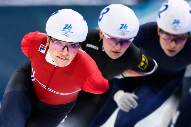 260221 Aurora Grinden Lovas of Norway competes in the women™s Speed skating, Eisschnelllauf mass start semifinal during day 15 of the 2026 Winter Olympics on February 21, 2026 in Milan. Photo: Emma Wallskog BILDBYRAN kod EW EW0646 skridskor speed skating Olympic Games, Olympische Spiele, Olympia, OS olympics winter olympics os ol olympiska spel vinter-os olympiske leker milano cortina 2026 milan cortina 2026 milano cortina 2026 olympic games milano cortina 2026 winter olympic games milano cortina-os milano cortina-ol vinter-ol 15 bbeng masstart mass start dam norge norway *** 260221 Aurora Grinden Lovas of Norway competes in the women™s speed skating mass start semifinal during day 15 of the 2026 Winter Olympics on February 21, 2026 in Milan Photo Emma Wallskog BILDBYRAN code EW EW0646 skates speed skating olympic games olympics winter olympics os ol olympic games winter os olympic games milano cortina 2026 milan cortina 2026 milano cortina 2026 olympic games milano cortina 2026 winter olympic games milano cortina os milano cortina ol winter ol 15 bbeng masstart mass start dam norge norway  Copyright: EMMAxWALLSKOG BB260221EW030