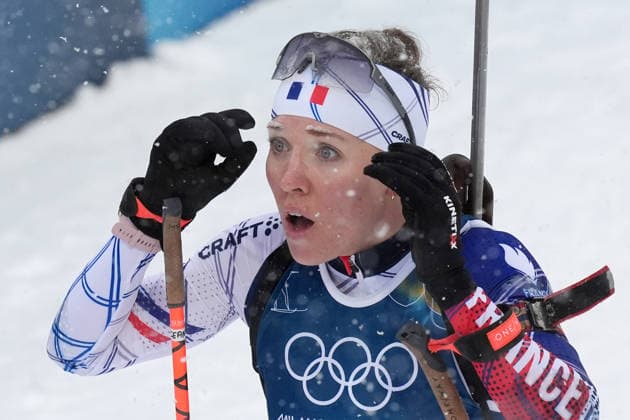 France™s MICHELON Oceane gold medal during Biathlon women™s 12, 5 km Mass Start at Antholz-Anterselva Biathlon Arena at the Milano Cortina 2026 Winter Olympics, in Anterselva (Italy) February 21 , 2026 (Spada LaPresse)  Copyright: xSpada LaPressex