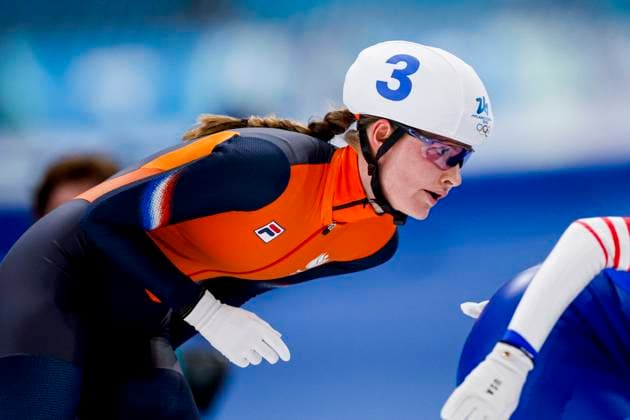Bente Kerkhoff of the Netherlands Women s Mass Start Semifinals, Milano Cortina 2026 Winter Olympics: Day 15, Speed skating, Eisschnelllauf - Milano Cortina 2026 Winter Olympics: Day 15, Milano Speed Skating Stadium, February 21, 2026, Milan, Italy.