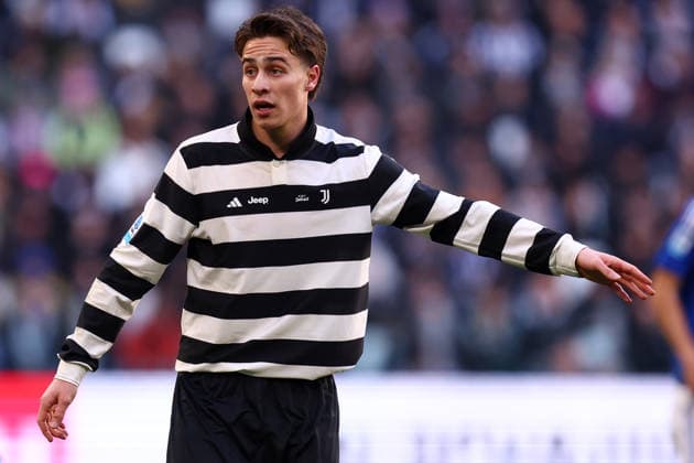 Juventus Fc - Como 1907 Kenan Yildiz of Juventus Fc gestures during the Serie A match beetween Juventus Fc and Como 1907 at Allianz Stadium on February 21, 2026 in Turin, Italy . Torino Allianz Stadium Italy Copyright: xMarcoxCanonierox