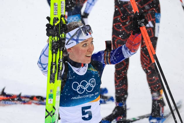 Oceane Michelon (FRA) 1st place, Gold Medal at the end of the Olympic Winter games, Winterspiele,Spiele, Summer games Milano-Cortina 2026, Biathlon Women s 12.5km Mass Start on February 21, 2026 at Antholz-Anterselva Biathlon Arena in Anterselva, Italy  Copyright: xLucianoxMariaxBisi IPAxSportx xipa-agency.netx xx IPA_71818746 IPA_Agency_IPA71818746