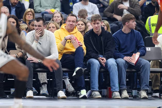 Felix Joch German luger , GER, FC Bayern Basketball vs BMA365 Bamberg Baskets, Basketball, BBL Cup, BMW TOP FOUR, Semifinal, Season 2025 2026, 21 02 2026, GER, FC Bayern Basketball vs BMA365 Bamberg Baskets, Basketball, BBL Cup, BMW TOP FOUR, Semifinal, Season 2025 2026, 21 02 2026 Muenchen Copyright: xEibner-Pressefoto JennixMaulx EP_JML