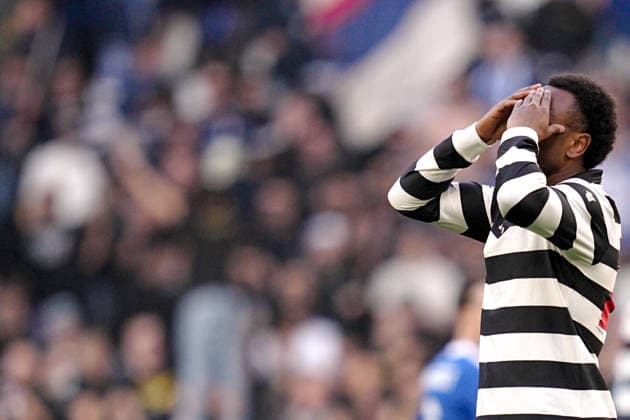 Juventus Lois Openda reacts during the Serie A soccer match between Juventus and Como at the Allianz Stadium in Turin, north west Italy - Saturday, February 21, 2026. - Soccer .  Copyright: xMarcoxAlpozzi LaPressex