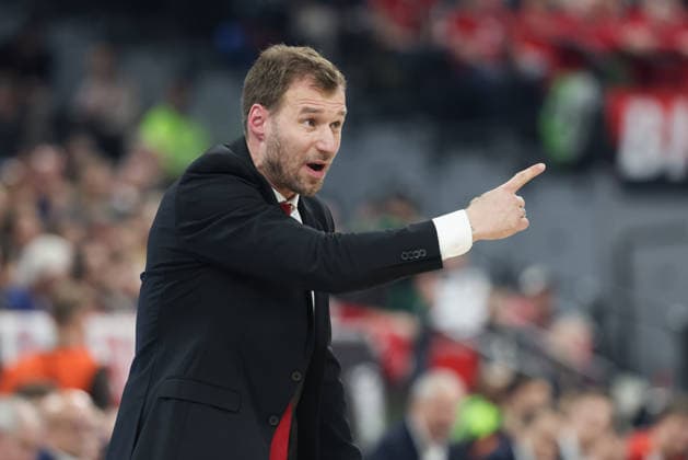 Anton Gavel BMA365 Bamberg Baskets, Head Coach gesticulates, Emotions, GER, FC Bayern Basketball vs BMA365 Bamberg Baskets, Basketball, BBL Cup, BMW TOP FOUR, Semi-final, 2025 2026 season, 21 02 2026, GER, FC Bayern Basketball vs BMA365 Bamberg Baskets, Basketball, BBL Cup, BMW TOP FOUR, Semi-final, 2025 2026 season, 21 02 2026 Munich Copyright: xEibner-Pressefoto JennixMaulx EP_JML
