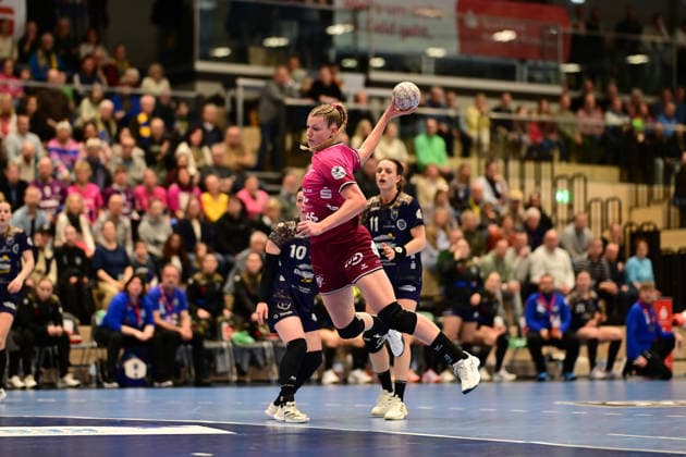 Handball I Women I Season 2025 2026 I 18 HBF I 1 Matchday I Buxtehuder SV TuS Metzingen I 21 02 2026 Naina Klein 9, TuS Metzingen Buxtehude Halle Nord Niedersachsen Germany Copyright: xLobeca FelixxSchlikisx