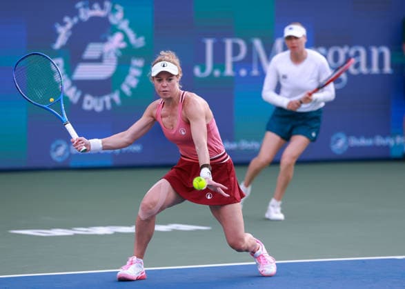 Laura Siegemund, Vera Zvonareva, Womens Doubles, Women s Doubles, Final, Final, Dubai Duty Free Tennis Championships, Dubai, U A E Copyright: xJuergenxHasenkopfx