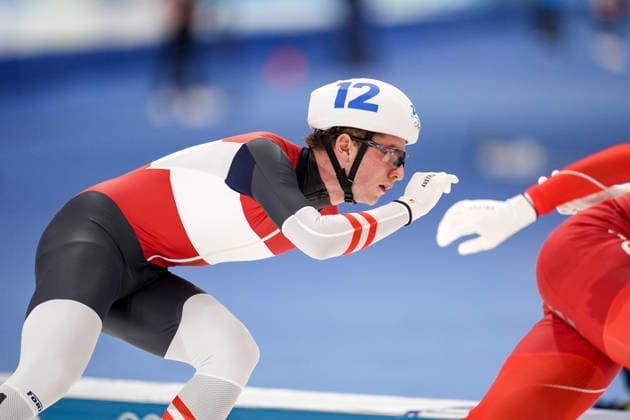 OLYMPICS - Winter Olympic Games, Olympische Spiele, Olympia, OS Milano Cortina 2026 MILAN,ITALY,21.FEB.26 - OLYMPICS, Speed skating, Eisschnelllauf - Winter Olympic Games Milano Cortina 2026, mass start, semifinal, men. Image shows Alexander Farthofer (AUT).  GEPAxpictures xRanjithxKumar