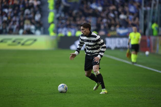 Kenan Yildiz of Juventus FC during the Italian Serie A, 2025 2026 season, football match between Juventus FC and Como 1907 on 21 February 2026 at Allianz Stadium, Turin, Italy. Photo Nderim Kaceli  Copyright: xNderimxKaceli IPAxSportx xipa-agency.netx xx IPA_71822829 IPA_Agency_IPA71822829