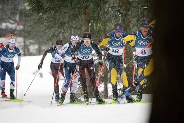 12,5-km-Massenstart der Frauen im Biathlon bei den Olympischen Winterspielen Milano Cortina 2026 in der Südtirol Arena, Antholz-Anterselva, Italien, am 21. Februar 2026. Womens 12.5 km Mass Start biathlon event at the Olympic Winter games, Winterspiele,Spiele, Summer games Milano Cortina 2026 at the Südtirol Arena, Antholz-Anterselva, Italy, on February 21, 2026. *** Womens 12.5 km Mass Start biathlon event at the Olympic Winter Games Milano Cortina 2026 at the Südtirol Arena, Antholz Anterselva, Italy, on February 21, 2026 Womens 12 5 km Mass Start biathlon event at the Olympic Winter Games Milano Cortina 2026 at the Südtirol Arena, Antholz Anterselva, Italy, on February 21, 2026 Copyright: HMBxMedia MarcxNiemeyer