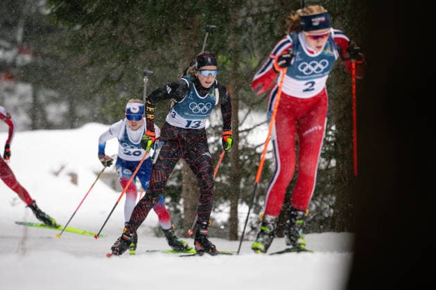 Franziska Preuss (GER), 12,5-km-Massenstart der Frauen im Biathlon bei den Olympischen Winterspielen Milano Cortina 2026 in der Südtirol Arena, Antholz-Anterselva, Italien, am 21. Februar 2026. Womens 12.5 km Mass Start biathlon event at the Olympic Winter games, Winterspiele,Spiele, Summer games Milano Cortina 2026 at the Südtirol Arena, Antholz-Anterselva, Italy, on February 21, 2026. *** Franziska Preuss GER , 12.5 km mass start womens biathlon event at the Olympic Winter Games Milano Cortina 2026 at the Südtirol Arena, Antholz Anterselva, Italy, on February 21, 2026 Womens 12 5 km Mass Start biathlon event at the Olympic Winter Games Milano Cortina 2026 at the Südtirol Arena, Antholz Anterselva, Italy, on February 21, 2026 Copyright: HMBxMedia MarcxNiemeyer