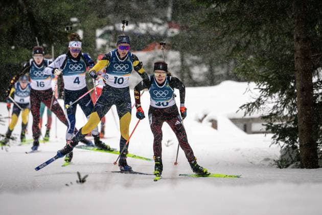 Janina Hettich-Walz (GER), 12,5-km-Massenstart der Frauen im Biathlon bei den Olympischen Winterspielen Milano Cortina 2026 in der Südtirol Arena, Antholz-Anterselva, Italien, am 21. Februar 2026. Womens 12.5 km Mass Start biathlon event at the Olympic Winter games, Winterspiele,Spiele, Summer games Milano Cortina 2026 at the Südtirol Arena, Antholz-Anterselva, Italy, on February 21, 2026. *** Janina Hettich Walz GER , 12.5 km Mass Start womens biathlon event at the Olympic Winter Games Milano Cortina 2026 at the Südtirol Arena, Antholz Anterselva, Italy, on February 21, 2026 Womens 12 5 km Mass Start biathlon event at the Olympic Winter Games Milano Cortina 2026 at the Südtirol Arena, Antholz Anterselva, Italy, on February 21, 2026 Copyright: HMBxMedia MarcxNiemeyer