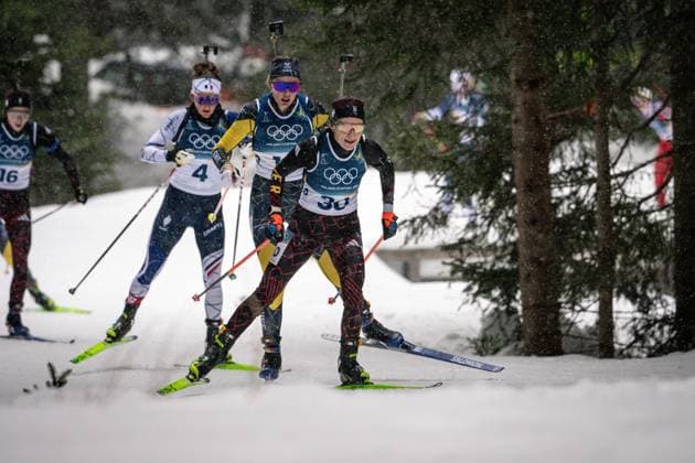 Janina Hettich-Walz (GER), 12,5-km-Massenstart der Frauen im Biathlon bei den Olympischen Winterspielen Milano Cortina 2026 in der Südtirol Arena, Antholz-Anterselva, Italien, am 21. Februar 2026. Womens 12.5 km Mass Start biathlon event at the Olympic Winter games, Winterspiele,Spiele, Summer games Milano Cortina 2026 at the Südtirol Arena, Antholz-Anterselva, Italy, on February 21, 2026. *** Janina Hettich Walz GER , 12.5 km Mass Start womens biathlon event at the Olympic Winter Games Milano Cortina 2026 at the Südtirol Arena, Antholz Anterselva, Italy, on February 21, 2026 Womens 12 5 km Mass Start biathlon event at the Olympic Winter Games Milano Cortina 2026 at the Südtirol Arena, Antholz Anterselva, Italy, on February 21, 2026 Copyright: HMBxMedia MarcxNiemeyer