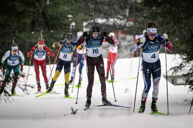 Vanessa Voigt (GER), 12,5-km-Massenstart der Frauen im Biathlon bei den Olympischen Winterspielen Milano Cortina 2026 in der Südtirol Arena, Antholz-Anterselva, Italien, am 21. Februar 2026. Womens 12.5 km Mass Start biathlon event at the Olympic Winter games, Winterspiele,Spiele, Summer games Milano Cortina 2026 at the Südtirol Arena, Antholz-Anterselva, Italy, on February 21, 2026. *** Vanessa Voigt GER , 12.5 km Mass Start womens biathlon event at the Olympic Winter Games Milano Cortina 2026 at the Südtirol Arena, Antholz Anterselva, Italy, on February 21, 2026 Womens 12 5 km Mass Start biathlon event at the Olympic Winter Games Milano Cortina 2026 at the Südtirol Arena, Antholz Anterselva, Italy, on February 21, 2026 Copyright: HMBxMedia MarcxNiemeyer