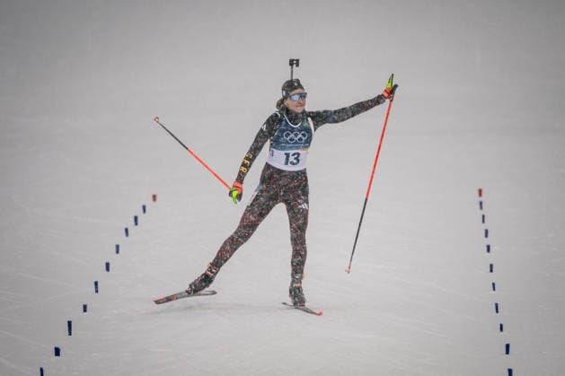 Franziska Preuss (GER), 12,5-km-Massenstart der Frauen im Biathlon bei den Olympischen Winterspielen Milano Cortina 2026 in der Südtirol Arena, Antholz-Anterselva, Italien, am 21. Februar 2026. Womens 12.5 km Mass Start biathlon event at the Olympic Winter games, Winterspiele,Spiele, Summer games Milano Cortina 2026 at the Südtirol Arena, Antholz-Anterselva, Italy, on February 21, 2026. *** Franziska Preuss GER , 12.5 km mass start womens biathlon event at the Olympic Winter Games Milano Cortina 2026 at the Südtirol Arena, Antholz Anterselva, Italy, on February 21, 2026 Womens 12 5 km Mass Start biathlon event at the Olympic Winter Games Milano Cortina 2026 at the Südtirol Arena, Antholz Anterselva, Italy, on February 21, 2026 Copyright: HMBxMedia MarcxNiemeyer
