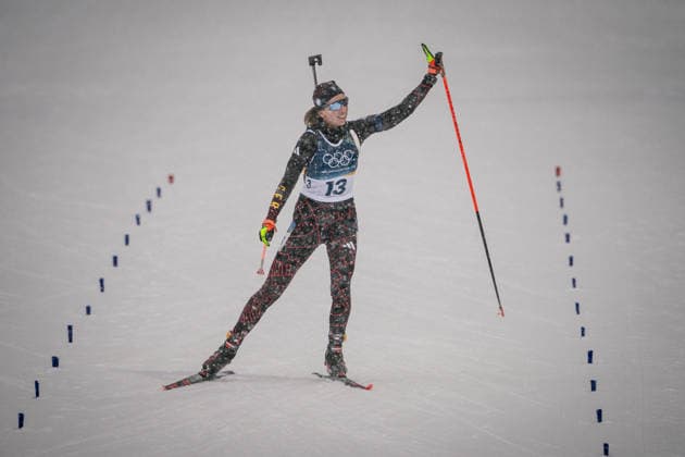 Franziska Preuss (GER), 12,5-km-Massenstart der Frauen im Biathlon bei den Olympischen Winterspielen Milano Cortina 2026 in der Südtirol Arena, Antholz-Anterselva, Italien, am 21. Februar 2026. Womens 12.5 km Mass Start biathlon event at the Olympic Winter games, Winterspiele,Spiele, Summer games Milano Cortina 2026 at the Südtirol Arena, Antholz-Anterselva, Italy, on February 21, 2026. *** Franziska Preuss GER , 12.5 km mass start womens biathlon event at the Olympic Winter Games Milano Cortina 2026 at the Südtirol Arena, Antholz Anterselva, Italy, on February 21, 2026 Womens 12 5 km Mass Start biathlon event at the Olympic Winter Games Milano Cortina 2026 at the Südtirol Arena, Antholz Anterselva, Italy, on February 21, 2026 Copyright: HMBxMedia MarcxNiemeyer