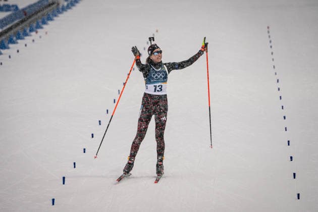 Franziska Preuss (GER), 12,5-km-Massenstart der Frauen im Biathlon bei den Olympischen Winterspielen Milano Cortina 2026 in der Südtirol Arena, Antholz-Anterselva, Italien, am 21. Februar 2026. Womens 12.5 km Mass Start biathlon event at the Olympic Winter games, Winterspiele,Spiele, Summer games Milano Cortina 2026 at the Südtirol Arena, Antholz-Anterselva, Italy, on February 21, 2026. *** Franziska Preuss GER , 12.5 km mass start womens biathlon event at the Olympic Winter Games Milano Cortina 2026 at the Südtirol Arena, Antholz Anterselva, Italy, on February 21, 2026 Womens 12 5 km Mass Start biathlon event at the Olympic Winter Games Milano Cortina 2026 at the Südtirol Arena, Antholz Anterselva, Italy, on February 21, 2026 Copyright: HMBxMedia MarcxNiemeyer