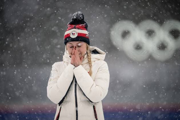 Tereza Voborníková (CZE) jubelt über die Bronzemedaille beim 12,5-km-Massenstart der Frauen im Biathlon bei den Olympischen Winterspielen Milano Cortina 2026 in der Südtirol Arena, Antholz-Anterselva, Italien, am 21. Februar 2026. Tereza Voborníková of Czechia celebrates winning the bronze medal in the Women s 12.5 km Mass Start biathlon event at the Olympic Winter games, Winterspiele,Spiele, Summer games Milano Cortina 2026 at the Südtirol Arena, Antholz-Anterselva, Italy, on February 21, 2026. *** Tereza Voborníková CZE celebrates winning the bronze medal in the Women s 12.5 km Mass Start biathlon event at the Olympic Winter Games Milano Cortina 2026 in the Südtirol Arena, Antholz Anterselva, Italy, on February 21, 2026 Tereza Voborníková of Czechia celebrates winning the bronze medal in the Women s 12 5 km Mass Start biathlon event at the Olympic Winter Games Milano Cortina 2026 at the Südtirol Arena, Antholz Anterselva, Italy, on February 21, 2026 Copyright: HMBxMedia MarcxNiemeyer