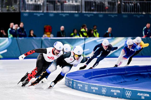 SASAKI Shomu (JPN), during Speed skating, Eisschnelllauf Men s Mass Start, Speed Skating, at the Olympic Winter games, Winterspiele,Spiele, Summer games Milano Cortina 2026, at Milano Speed Skating Stadium, on February 21, 2026 in Milan, Italy. Noxthirdxpartyxsales  aflo_320749182
