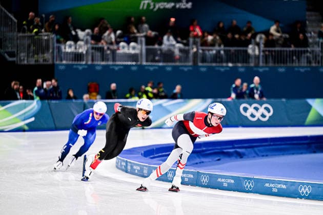 Speed skating, Eisschnelllauf Men s Mass Start, Speed Skating, at the Olympic Winter games, Winterspiele,Spiele, Summer games Milano Cortina 2026, at Milano Speed Skating Stadium, on February 21, 2026 in Milan, Italy. Noxthirdxpartyxsales  aflo_320749113