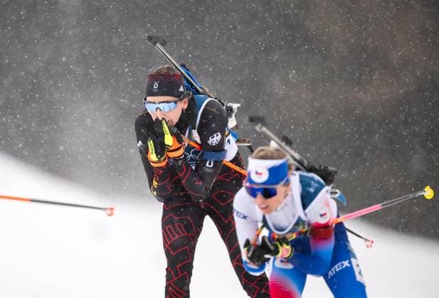 MILANO CORTINA 2026 - OLYMPISCHE WINTERSPIELE - ANTERSELVA - BIATHLON - 12,5KM MASSENSTART FRAUEN ** NUR FÜR REDAKTIONELLE ZWECKE ** EDITORIAL USE ONLY **<p>21 02 2026-Anterselva: Olympische Winterspiele Milano Cortina 2026 Biathlon Anterselva Biathlon Arena - Antholz Event: 12,5km Massenstart Frauen im Foto: Franziska Preuss 13 (GER) ( Italien Venetien Antholz Copyright: SaschaxFromm *** MILANO CORTINA 2026 OLYMPIC WINTER GAMES ANTERSELVA BIATHLON 12,5KM MASS START WOMEN FOR EDITORIAL PURPOSES ONLY EDITORIAL USE ONLY p 21 02 2026 Anterselva Olympic Winter Games Milano Cortina 2026 Biathlon Anterselva Biathlon Arena Antholz Event 12,5km mass start women in photo Franziska Preuss 13 GER Italy Veneto Antholz Copyright SaschaxFromm Copyright: SaschaxFromm doc84oaan2coep1eyftpcgq ,EDITORIAL USE ONLY