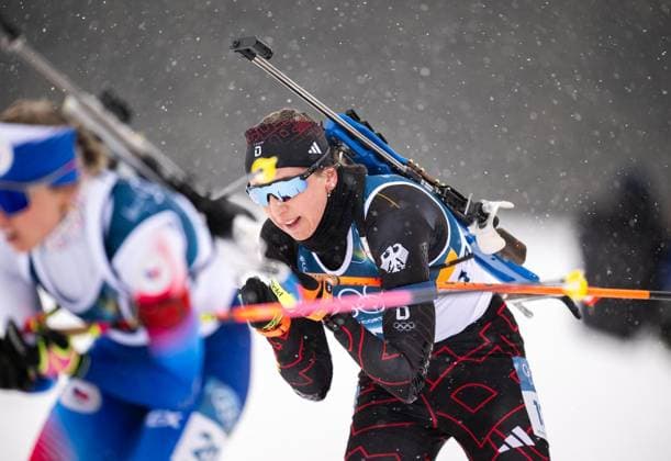 MILANO CORTINA 2026 - OLYMPISCHE WINTERSPIELE - ANTERSELVA - BIATHLON - 12,5KM MASSENSTART FRAUEN ** NUR FÜR REDAKTIONELLE ZWECKE ** EDITORIAL USE ONLY **<p>21 02 2026-Anterselva: Olympische Winterspiele Milano Cortina 2026 Biathlon Anterselva Biathlon Arena - Antholz Event: 12,5km Massenstart Frauen im Foto: Franziska Preuss 13 (GER) ( Italien Venetien Antholz Copyright: SaschaxFromm *** MILANO CORTINA 2026 OLYMPIC WINTER GAMES ANTERSELVA BIATHLON 12,5KM MASS START WOMEN FOR EDITORIAL PURPOSES ONLY EDITORIAL USE ONLY p 21 02 2026 Anterselva Olympic Winter Games Milano Cortina 2026 Biathlon Anterselva Biathlon Arena Antholz Event 12,5km mass start women in photo Franziska Preuss 13 GER Italy Veneto Antholz Copyright SaschaxFromm Copyright: SaschaxFromm doc84oaanxpp52rjahwguq ,EDITORIAL USE ONLY