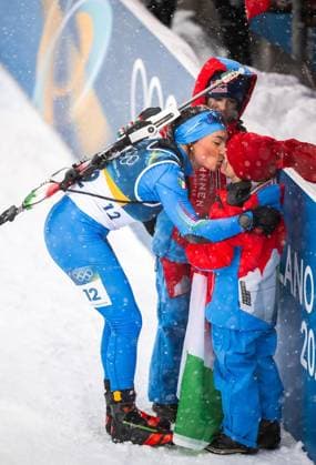 MILANO CORTINA 2026 - OLYMPISCHE WINTERSPIELE - ANTERSELVA - BIATHLON - 12,5KM MASSENSTART FRAUEN ** NUR FÜR REDAKTIONELLE ZWECKE ** EDITORIAL USE ONLY **<p>21 02 2026-Anterselva: Olympische Winterspiele Milano Cortina 2026 Biathlon Anterselva Biathlon Arena - Antholz Event: 12,5km Massenstart Frauen im Foto: Dorothea Wierer 12 (ITA) nach ihrem letzten Rennen. ( Italien Venetien Antholz Copyright: SaschaxFromm *** MILANO CORTINA 2026 OLYMPIC WINTER GAMES ANTERSELVA BIATHLON 12,5KM MASS START WOMEN FOR EDITORIAL PURPOSES ONLY EDITORIAL USE ONLY p 21 02 2026 Anterselva Olympic Winter Games Milano Cortina 2026 Biathlon Anterselva Biathlon Arena Antholz Event 12,5km Mass Start Women in photo Dorothea Wierer 12 ITA after her last race Italy Veneto Antholz Copyright SaschaxFromm Copyright: SaschaxFromm doc84oabj9hjd51c2q7s228k ,EDITORIAL USE ONLY