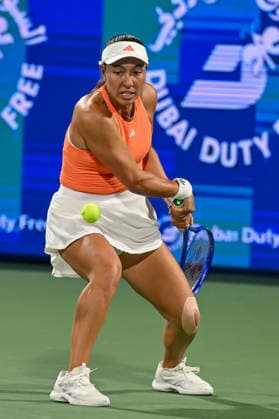 2026 Dubai Duty Free Tennis Championships DUBAI, UNITED ARAB EMIRATES – FEBRUARY 21: Elina Svitolina of Ukraine competes against Jessica Pegula (seen) of the United States during the women’s singles final of the Dubai Duty Free Tennis Championships at the Dubai Duty Free Tennis Stadium in Dubai, United Arab Emirates, on February 21, 2026. Waleed Zein Anadolu Dubai United Arab Emirates. Editorial use only. Please get in touch for any other usage.  Copyright: x2026xAnadoluxWaleedxZeinx