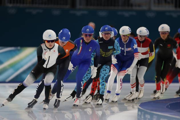 Speed skating, Eisschnelllauf - Milano Cortina 2026 Winter Olympics: Day 15 In Milan, Italy, on February 21, 2026, Francesca Lollobrigida participates in the Women s Mass Start and the Men s Mass Start in speed skating on day fifteen of the Milano Cortina 2026 Winter Olympic Games, Olympische Spiele, Olympia, OS at Milano Speed Skating Stadium Milano Italy  Copyright: xMattiaxMarteganix originalFilename:martegani-serieami260221_npLHO.jpg