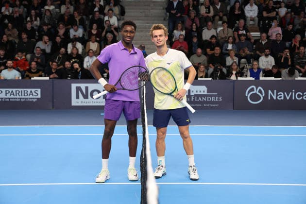 TENNIS : Play In Challenger Lille 2026 - ATP, Tennis Herren 125 Challenger Tour - 21 02 2026 MoÃ¯se KOUAME (France) et Luca VAN ASSCHE (France) au Play In Challenger Lille 2026, ATP 125 Challenger Tour, le 21 fÃ vrier 2026 - photo Laurent Sanson PsnewZ  Copyright: xLaurentxSANSONx xPsnewZx