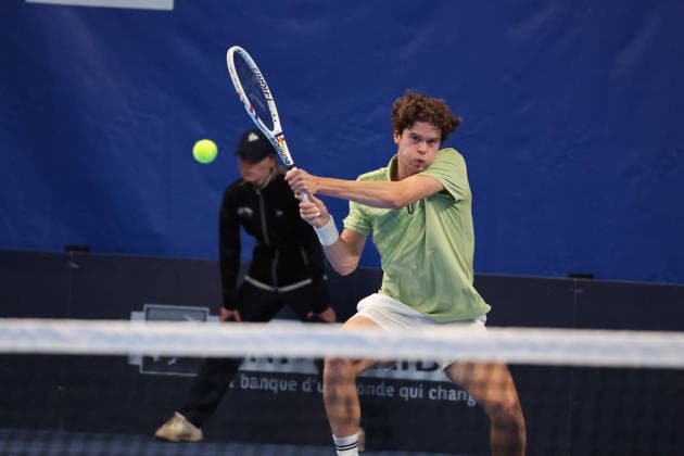 TENNIS : Play In Challenger Lille 2026 - ATP, Tennis Herren 125 Challenger Tour - 21 02 2026 Alexander BLOCKX (Belgique) au Play In Challenger Lille 2026, ATP 125 Challenger Tour, le 21 fÃ vrier 2026 - photo Laurent Sanson PsnewZ  Copyright: xLaurentxSANSONx xPsnewZx
