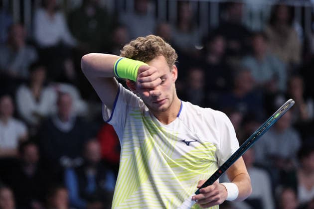 TENNIS : Play In Challenger Lille 2026 - ATP, Tennis Herren 125 Challenger Tour - 21 02 2026 Luca VAN ASSCHE (France) au Play In Challenger Lille 2026, ATP 125 Challenger Tour, le 21 fÃ vrier 2026 - photo Laurent Sanson PsnewZ  Copyright: xLaurentxSANSONx xPsnewZx