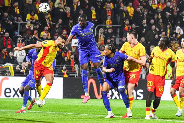 FOOTBALL : RC Lens vs AS Monaco - Ligue 1 - JournÃ e 23 - 21 02 2026 But de Denis Zakaria (AS Monaco) LensFrance  Copyright: xBaptistexAutissierx