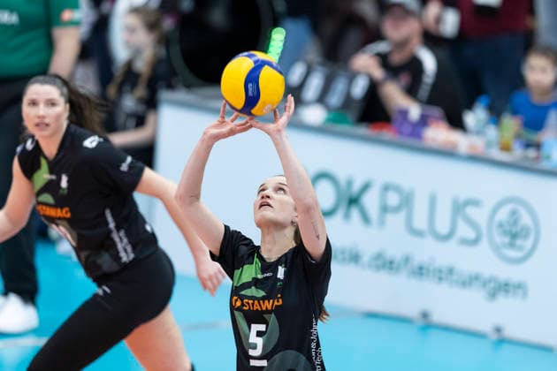 1 Volleyball Bundesliga Women Schwarz Weiss Erfurt vs Ladies in Black Aachen Erfurt 21 02 2026 Corina Glaab 5 Ladies in Black Aachen 1 Volleyball Bundesliga Women Schwarz Weiss Erfurt vs Ladies in Black Aachen Riethsporthalle Erfurt 21 02 2026 Copyright: xBEAUTIFULxSPORTS Duehringx