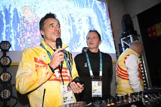 Milano Cortina 2026, party of the Belgian team