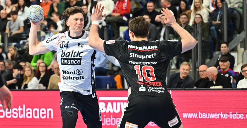Handball, HBL, HC Erlangen - SG Flensburg-Handewitt