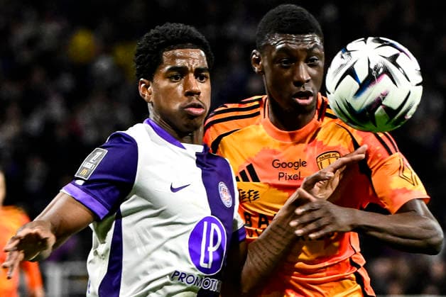 FOOTBALL : Toulouse vs PFC - 23eme Journee de Ligue1 McDonald S - Toulouse - 21 02 2026 Dayann Methalie (tfc) vs Alimami Gory (pfc) Toulouse  Copyright: xThierryxBretonx