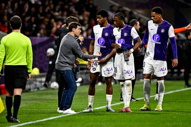 FOOTBALL : Toulouse vs PFC - 23eme Journee de Ligue1 McDonald S - Toulouse - 21 02 2026 Carles Martinez Novell (tfc) Toulouse  Copyright: xThierryxBretonx