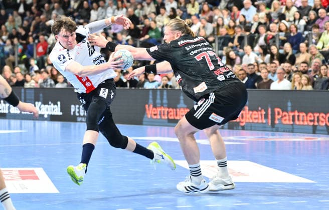 21 02 20265 Handball 1 Bundesliga DAIKIN HBL Season 2025 2026 22 Matchday HC Erlangen Metropolregion Nürnberg HCE SG Flensburg Handewitt xwoxzix Lasse Möller Moeller 64, SG Flensburg Handewitt Maciej Gebala 77, HC Erlangen HCE