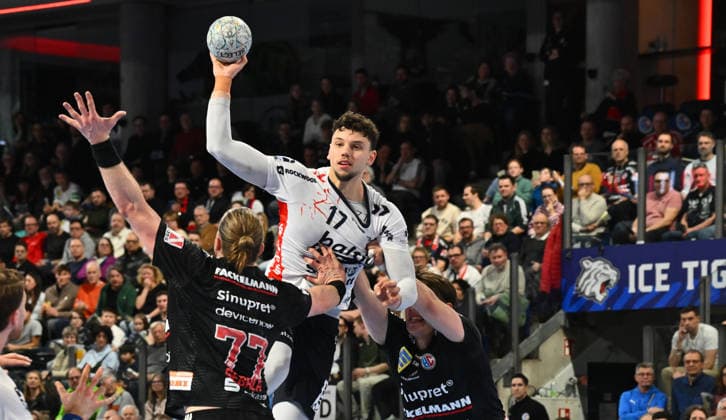 21 02 20265 Handball 1 Bundesliga DAIKIN HBL Season 2025 2026 22 Matchday HC Erlangen Metropolregion Nürnberg HCE SG Flensburg Handewitt xwoxzix Marko Grgic 17, SG Flensburg Handewitt