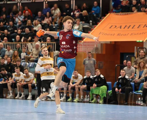 GER HBL2 Season 2025 2026 VfL Potsdam vs HC Elbflorenz Dresden, 21 02 26, MBS Arena, Potsdam Nils FUHRMANN 1 VfL Potsdam 27