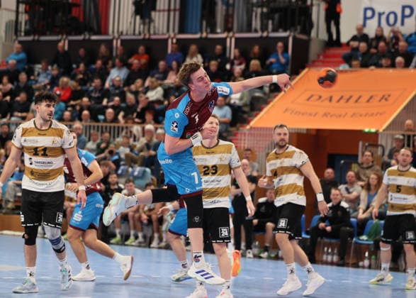 GER HBL2 Season 2025 2026 VfL Potsdam vs HC Elbflorenz Dresden, 21 02 26, MBS Arena, Potsdam Nicolas PAULNSTEINER 1 VfL Potsdam 7