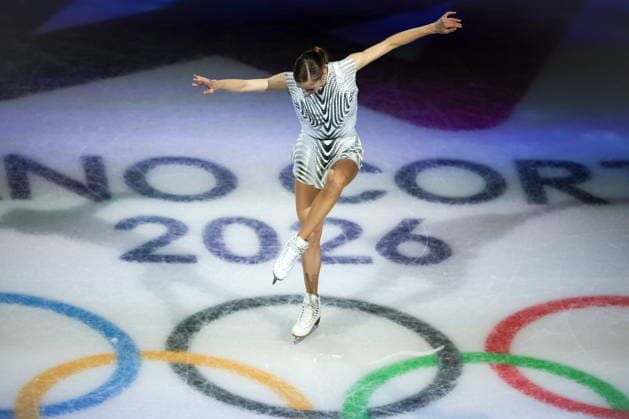 ITALY, MILAN - FEBRUARY 21, 2026: Italian figure skater Carolina Kostner performs during the Figure skating, Eiskunstlauf exhibition gala at the 2026 Winter Olympic Games, Olympische Spiele, Olympia, OS at Milano Ice Skating Arena. Peter Kovalev TASS  89053813